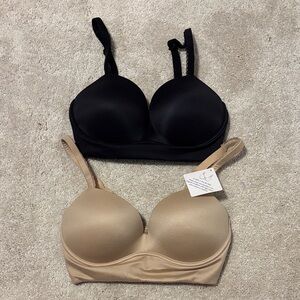 Women's Black and Tan Bras 32D
